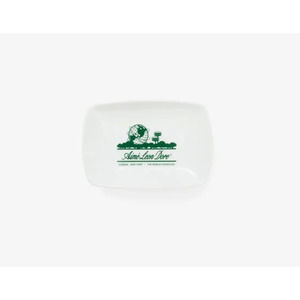 Aime Leon Dore unisphere GREEN soap dish rare White Porcelain 6" x 4" ALD